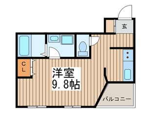 ベルシェニシヤマの物件間取画像